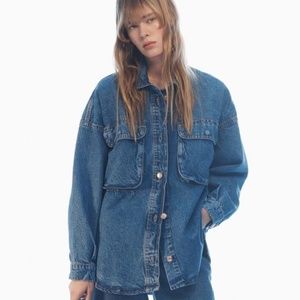 Zara denim over shirt
